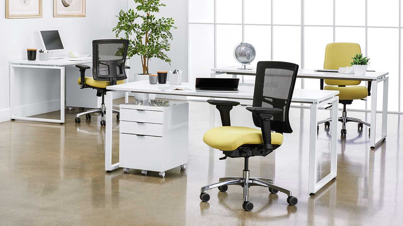 Various ergonomic and executive office chairs