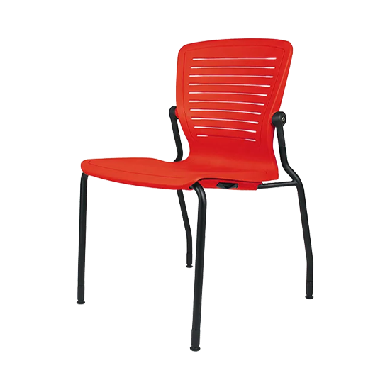 Red meeting room stack chair