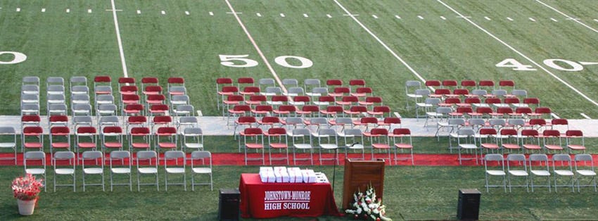 Outdoor Folding Chairs for outdoor graduation event