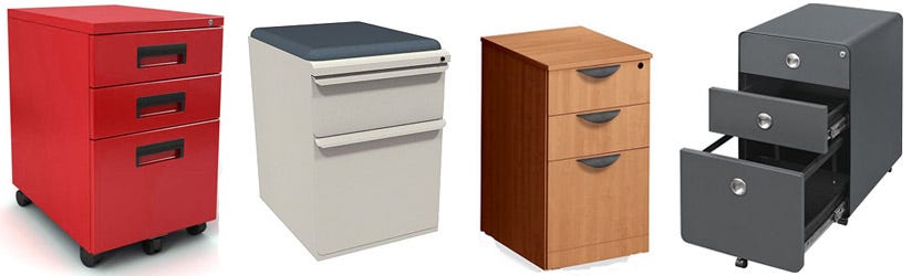 Examples of Pedestal File Cabinets