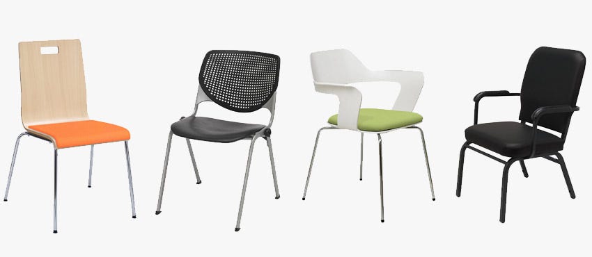 Types of common stack chairs